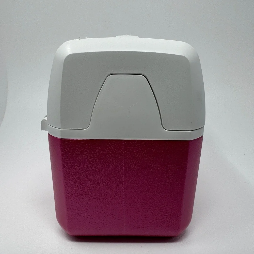 Vintage Coleman Lunch Pak Cooler Pink White Model 5202 5203 5204 Retro 90s